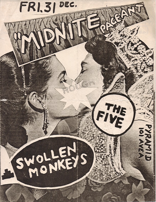 Poster for The Five and Swollen Monkeys Performing at Pyramid
