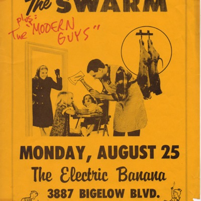 Poster for the Swarm Performing at the Electric Banana