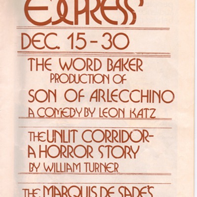Poster for Theatre Express