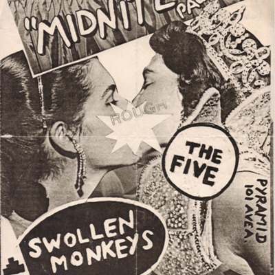 Poster for The Five and Swollen Monkeys Performing at Pyramid