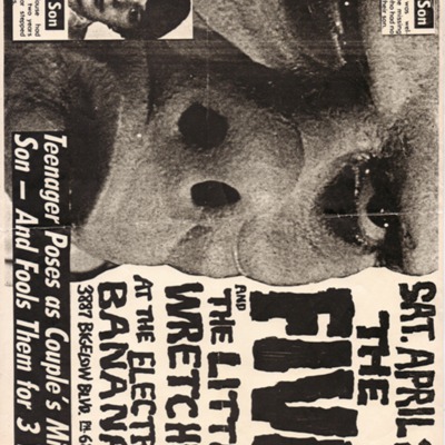 Show Poster from The Five and The Little Wretches at the Electric Banana