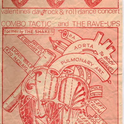 Poster for Combo Tactic and the Rave-Ups at Lions Walk