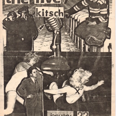 Poster for The Five and Kitsch Performing at the Electric Banana