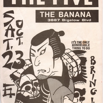 Poster for the Five Performing at the Electric Banana