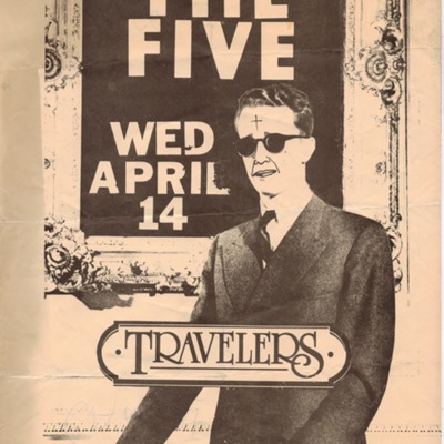 Poster for The Five Performing at Travelers