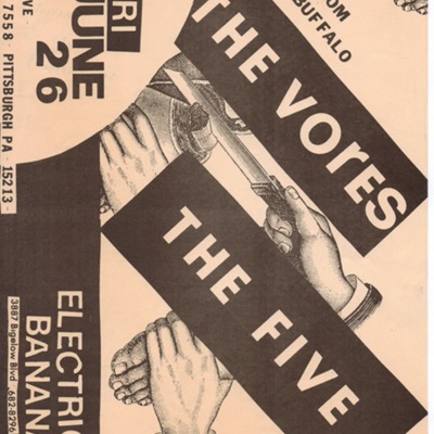 Poster for The Vores and The Five Performing at Electric Banana